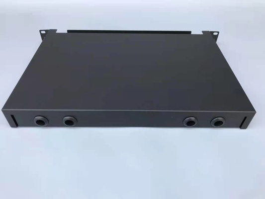 冷式ロールプレート1U 24ポートSC SX FTTH光ファイバーパッチパネル 19インチロックマウント