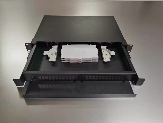 24 ポート LC 光ファイバーパッチパネル