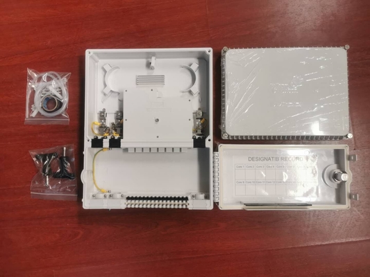 2ドア 3 in 8コア 16コアボックス odp ネットワーク用の固体光ファイバー配送点