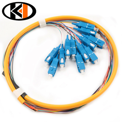 1.5m SC/UPC または SC/APC シングルコア光ファイバー・ピグテール 挿入損失 ≤0.3dB
