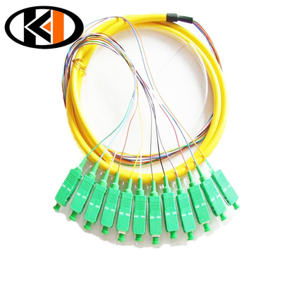 1.5m SC/UPC または SC/APC シングルコア光ファイバー・ピグテール 挿入損失 ≤0.3dB