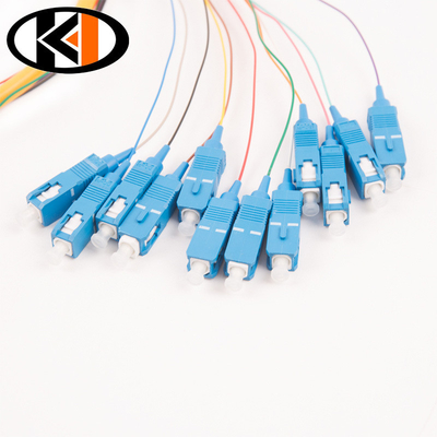 1.5m SC/UPC または SC/APC シングルコア光ファイバー・ピグテール 挿入損失 ≤0.3dB