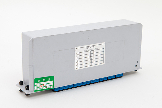 1*16 1*32 SC コンネクタ LGX PLC カセット PLC スプリッター ファイバータイプ G657 またはカスタマイズ 3 時間