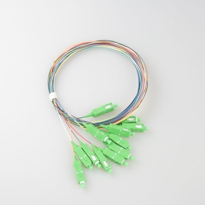 ST UPC から ST UPC シングルモード PVC 3.0mm LSZH 高帯域幅の光ファイバーパッチコード