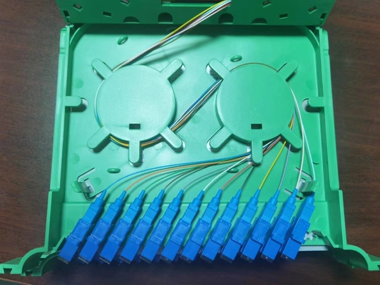 FTTX ODB NAP FTTH プラスチックの光ファイバースプライスケーブル用 12コア小型スプライストレイ