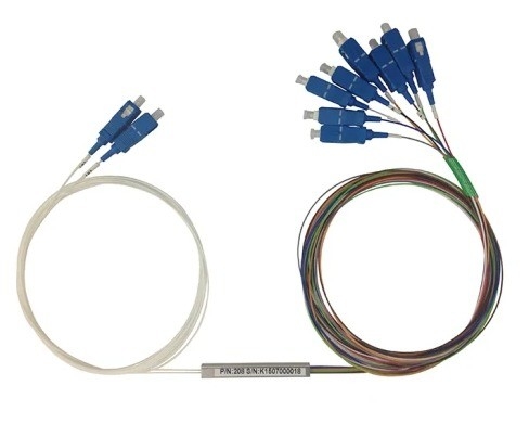 ファイバースプリッタ 0.9mm 1*3 1*5 1*6 1*7 2*4 2*32 Ways SC/UPC SC/APC コネクタスプリッタ 2*1