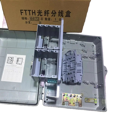 通信 FTTH ファイバー 72 コア/64 コア 端末ボックス LGX スプリッターまたはミニタイプ PLC スプリッター