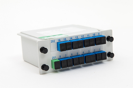 1x16 LGX SC APC UPC スペース節約ソリューションのためのPLCスプリッター
