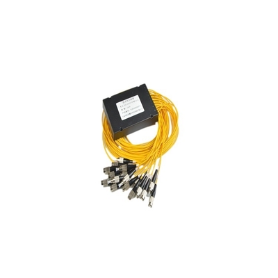 3-ネットワークファイバーオプティックPLCスプリッタ 1x4 2x8 16x32 ABSモジュールボックス 消極光学コネクタ