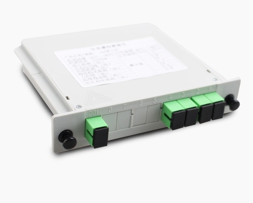 1*4 光ファイバー グリーン SC APC から SC UPC スプリッタ Huawei 波長 1260-1650nm