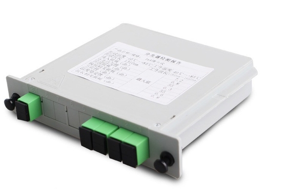 1*4 光ファイバー グリーン SC APC から SC UPC スプリッタ Huawei 波長 1260-1650nm