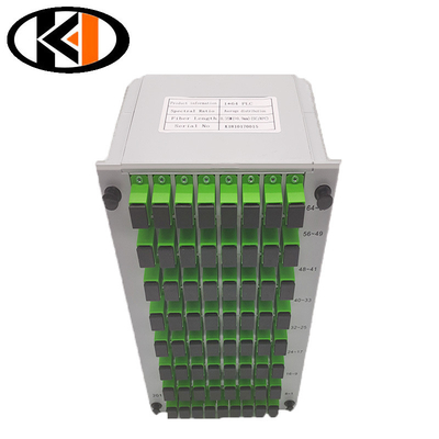 リターン損失 dB ≥50 光ファイバースプリッタカセット PLC 1x64 SC UPC 性能