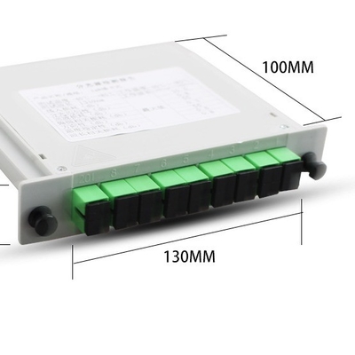 テレコムニケーション FATとFTD FTTHファイバースプリッタとWDMカセット型PLCスプリッタ 1x8SC APC
