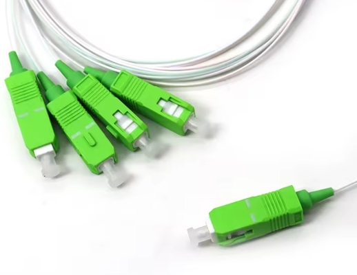 SC/APCコネクタ 1x4 光ファイバー鋼管 PLCスプリッタ 波長1260~1650nm