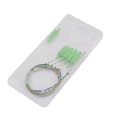 SC/APCコネクタ 1x4 光ファイバー鋼管 PLCスプリッタ 波長1260~1650nm