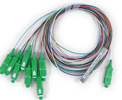 FTTH ミニ鋼管スプリッター 光ファイバー マイクロ 1*8 SC APC MINI 1m 1.5m PLC スプリッター