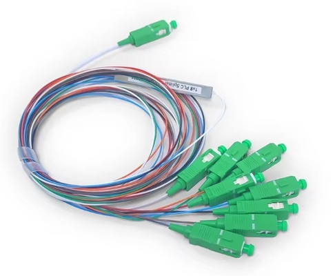FTTH ミニ鋼管スプリッター 光ファイバー マイクロ 1*8 SC APC MINI 1m 1.5m PLC スプリッター