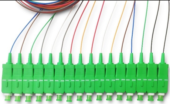 FTTH マイクロ鋼管型 1x16 SC APC ファイバーオプティック PLC スプリッター