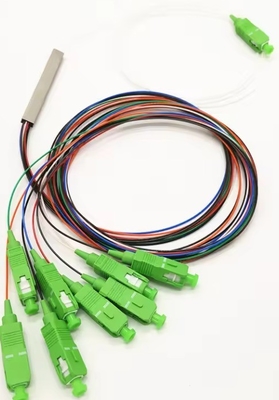 通信 1x2 4 8 16 C G657A1 0.9mm SCUPC ミニタイプ 光ファイバー PLC スプリッター