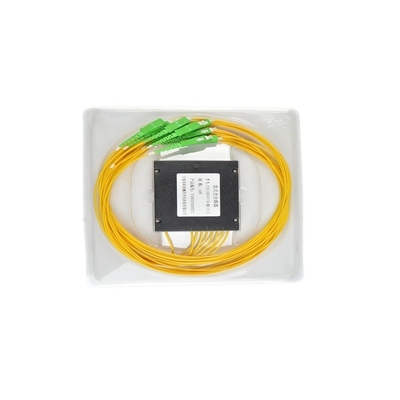 G657A ファイバータイプと 0.5dB 温度安定性を持つ光ファイバー 1x8 PLC スプリッタ